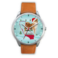 Shiba Inu Dog California Christmas Special Wrist Watch-Free Shipping - Deruj.com