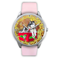 Lovely Alaskan Malamute Dog New York Christmas Special Wrist Watch-Free Shipping - Deruj.com