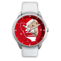 Scottish Fold Cat California Christmas Special Wrist Watch-Free Shipping - Deruj.com