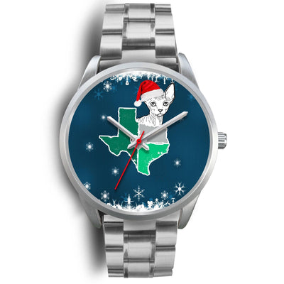 Sphynx Cat Texas Christmas Special Wrist Watch-Free Shipping - Deruj.com