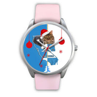 Maine Coon Cat California Christmas Special Wrist Watch-Free Shipping - Deruj.com