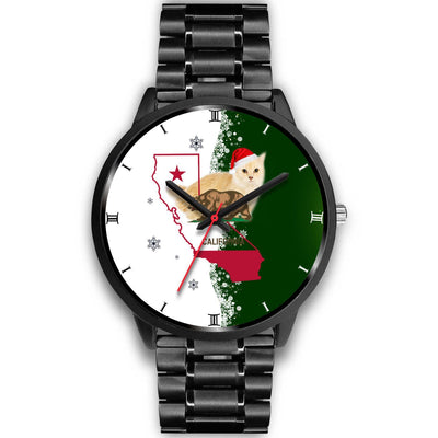 Munchkin Cat California Christmas Special Wrist Watch-Free Shipping - Deruj.com