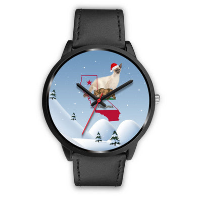Balinese cat California Christmas Special Wrist Watch-Free Shipping - Deruj.com