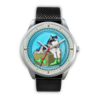 Lovely Alaskan Malamute Dog Virginia Christmas Special Wrist Watch-Free Shipping - Deruj.com