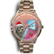 Cane Corso Arizona Christmas Golden Wrist Watch-Free Shipping - Deruj.com