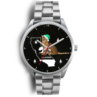 Toyger Cat California Christmas Special Wrist Watch-Free Shipping - Deruj.com