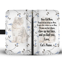 Cat Print Wallet Case For Cat Mom-Free Shipping - Deruj.com