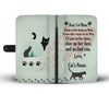 Cat With Heart Print Wallet Case For Cat Mom-Free Shipping - Deruj.com