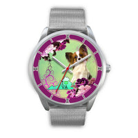 Cute Papillon Dog Virginia Christmas Special Wrist Watch-Free Shipping - Deruj.com