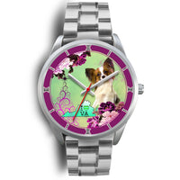 Cute Papillon Dog Virginia Christmas Special Wrist Watch-Free Shipping - Deruj.com