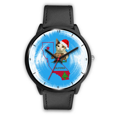 Japanese Bobtail Cat California Christmas Special Wrist Watch-Free Shipping - Deruj.com