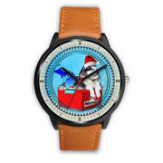 Alaskan Malamute Dog Michigan Christmas Special Wrist Watch-Free Shipping - Deruj.com