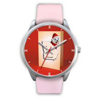 Cute Maltese Georgia Christmas Special Wrist Watch-Free Shipping - Deruj.com