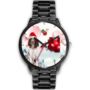 English Springer Spaniel Arizona Christmas Special Wrist Watch-Free Shipping - Deruj.com