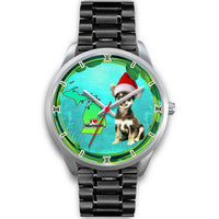 Cute Chihuahua Dog Michigan Christmas Special Wrist Watch-Free Shipping - Deruj.com