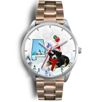 Entlebucher Mountain Dog Alabama Christmas Special Wrist Watch-Free Shipping - Deruj.com