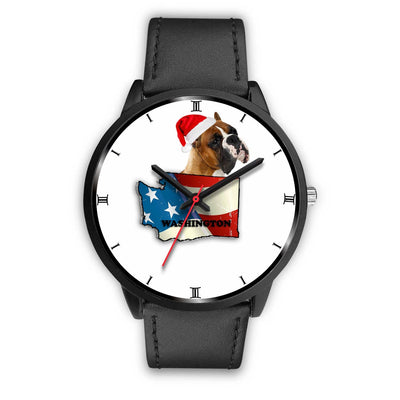 Boxer Dog Washington Christmas Special Wrist Watch-Free Shipping - Deruj.com