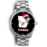 Australian Shepherd Dog Georgia Christmas Special Wrist Watch-Free Shipping - Deruj.com