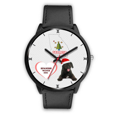 Spanish Water Dog Georgia Christmas Special Wrist Watch-Free Shipping - Deruj.com