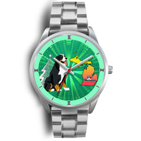 Lovely Bernese Mountain Dog Michigan Christmas Special Wrist Watch-Free Shipping - Deruj.com