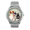 Lovely Brittany Dog Christmas Michigan Christmas Special Wrist Watch-Free Shipping - Deruj.com
