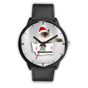 Birman Cat Washington Christmas Special Wrist Watch-Free Shipping - Deruj.com