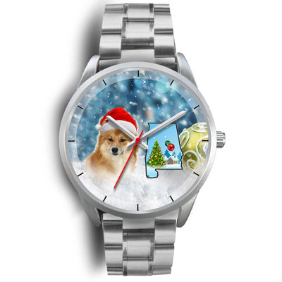 Icelandic Sheepdog Alabama Christmas Special Wrist Watch-Free Shipping - Deruj.com