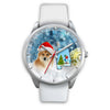 Icelandic Sheepdog Alabama Christmas Special Wrist Watch-Free Shipping - Deruj.com