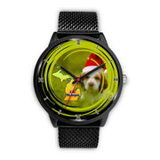Cute Cocker Spaniel Dog Michigan Christmas Special Wrist Watch-Free Shipping - Deruj.com