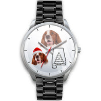 Irish Red and White Setter Alabama Christmas Wrist Watch-Free Shipping - Deruj.com