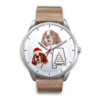 Irish Red and White Setter Alabama Christmas Wrist Watch-Free Shipping - Deruj.com