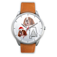 Irish Red and White Setter Alabama Christmas Wrist Watch-Free Shipping - Deruj.com