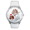 Irish Red and White Setter Alabama Christmas Wrist Watch-Free Shipping - Deruj.com