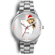 Afghan Hound Georgia Christmas Special Wrist Watch-Free Shipping - Deruj.com