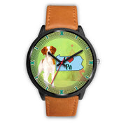 Brittany Dog Christmas Pennsylvania Christmas Special Wrist Watch-Free Shipping - Deruj.com