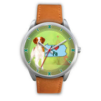 Lovely Brittany Dog Christmas Pennsylvania Christmas Special Wrist Watch-Free Shipping - Deruj.com