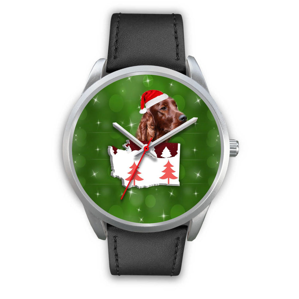 Irish Setter Dog Washington Christmas Special Wrist Watch-Free Shipping - Deruj.com