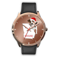 Jack Russell Terrier Georgia Christmas Special Wrist Watch-Free Shipping - Deruj.com