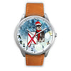 Miniature Schnauzer Alabama Christmas Special Wrist Watch-Free Shipping - Deruj.com