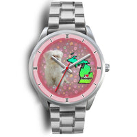 Cute Meltese Dog Michigan Christmas Special Wrist Watch-Free Shipping - Deruj.com