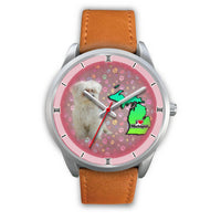 Cute Meltese Dog Michigan Christmas Special Wrist Watch-Free Shipping - Deruj.com