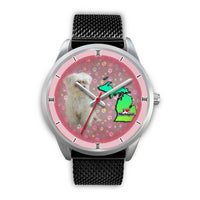 Cute Meltese Dog Michigan Christmas Special Wrist Watch-Free Shipping - Deruj.com