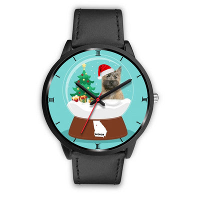 Cairn Terrier Georgia Christmas Special Wrist Watch-Free Shipping - Deruj.com