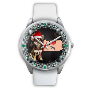 Cute Chihuahua Dog Pennsylvania Christmas Special Wrist Watch-Free Shipping - Deruj.com
