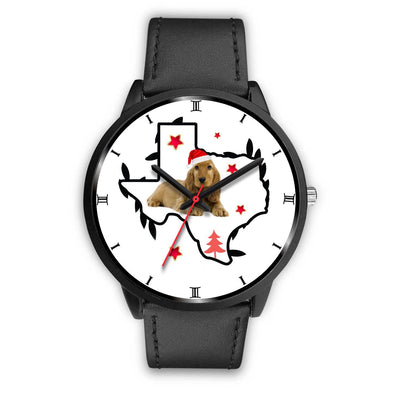 Cocker Spaniel Texas Christmas Special Wrist Watch-Free Shipping - Deruj.com