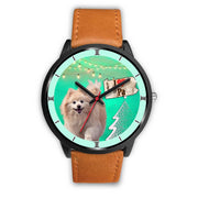 Lovely Pomeranian Dog Pennsylvania Christmas Special Wrist Watch-Free Shipping - Deruj.com