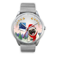 Cute Pug Dog Arizona Christmas Special Wrist Watch-Free Shipping - Deruj.com