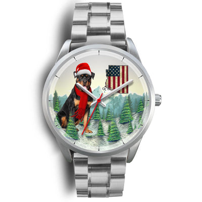 Rottweiler Dog Arizona Christmas Special Wrist Watch-Free Shipping - Deruj.com