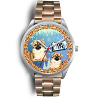 Graceful Pekingese Dog Pennsylvania Christmas Special Wrist Watch-Free Shipping - Deruj.com