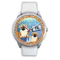 Graceful Pekingese Dog Pennsylvania Christmas Special Wrist Watch-Free Shipping - Deruj.com